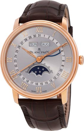 Blancpain Villeret 18kt Rose Gold Automatic Mens Watch 6654-3613-55B