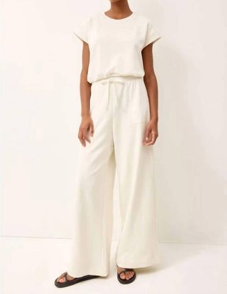 Marie Oliver Rhea Wide Leg Pant In Blanc