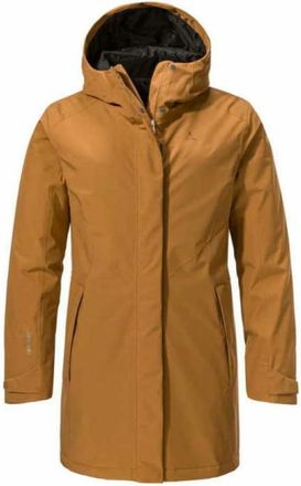 Sch&ouml;ffel Style Froda WMS Parka - Dames - Mantels - Bruin - Maat: L Zijde