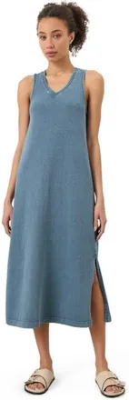 Pact Organic Cotton Weekends Tank Dress in Washed Wedgewood Blue at Nordstrom, Size Small