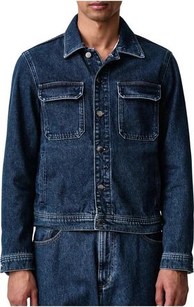 Benetton Giacca in denim regular fit - - Jackets - Uomo - Blu - 2XL