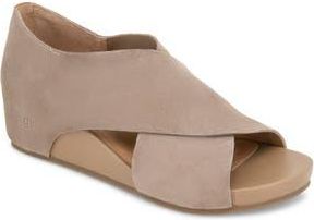 Gentle Souls Gainey Hidden Wedge Sandal in Mushroom Suede at Nordstrom Rack, Size 6.5