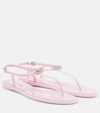 Mach & Mach Riviera embellished thong sandals