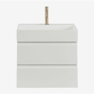 Sklum Conjunto De Mueble De Ba&ntilde;o En Madera Y Chapa De Fresno Con Lavabo Integrado Ona Sklum