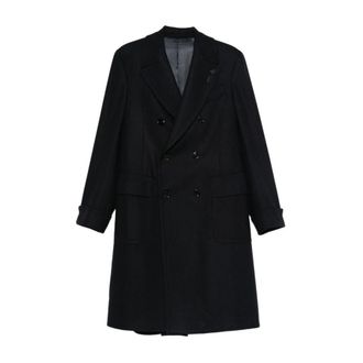 Lardini Belted Coats - Heren - Jas met riem - Blauw - 2XL - Jassen
