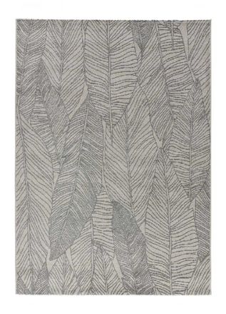 Atticgo Alfombra floral gris 160x230 cm