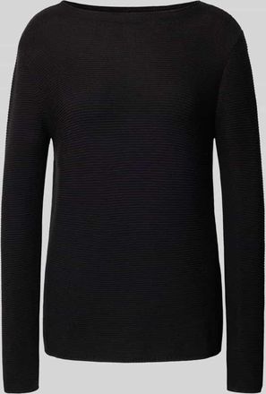 Marc O'Polo Regular Fit Strickpullover aus reiner Baumwolle in Black, Größe XXL