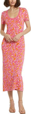 Mac Duggal Floral Knit Maxi Dress