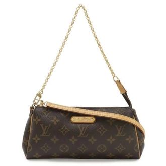 Louis Vuitton Pre-owned Monogram Eva Pochette Schoudertas - Dames - Pre-owned - Bruin - Maat: ONE Size