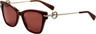 Longchamp Womens 52mm Burgundy Sunglasses LO737S-201-52