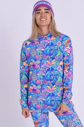 OOSC Baselayer Top - How High?? Womens in Multi-Colour at Nordstrom, Size X-Small