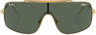 Ray-Ban Wings III square-frame sunglasses - unisex - Metal - 40 - Gold