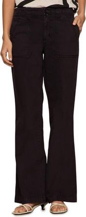 Sanctuary Reissue Peace Bootleg Cotton Pants in Black at Nordstrom, Size 25