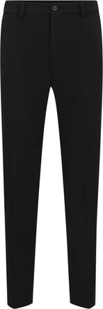 Drykorn Slim Fit Zwarte Jersey Broek - Heren - Slim Fit Broeken - Zwart - M - Broeken