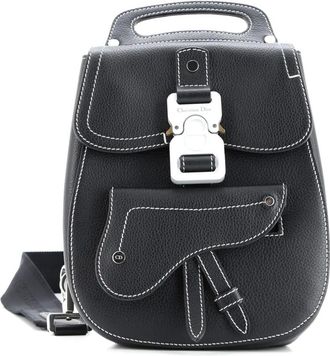 Dior Gallop Sling Bag Leather Medium crossbody bag - Zwart