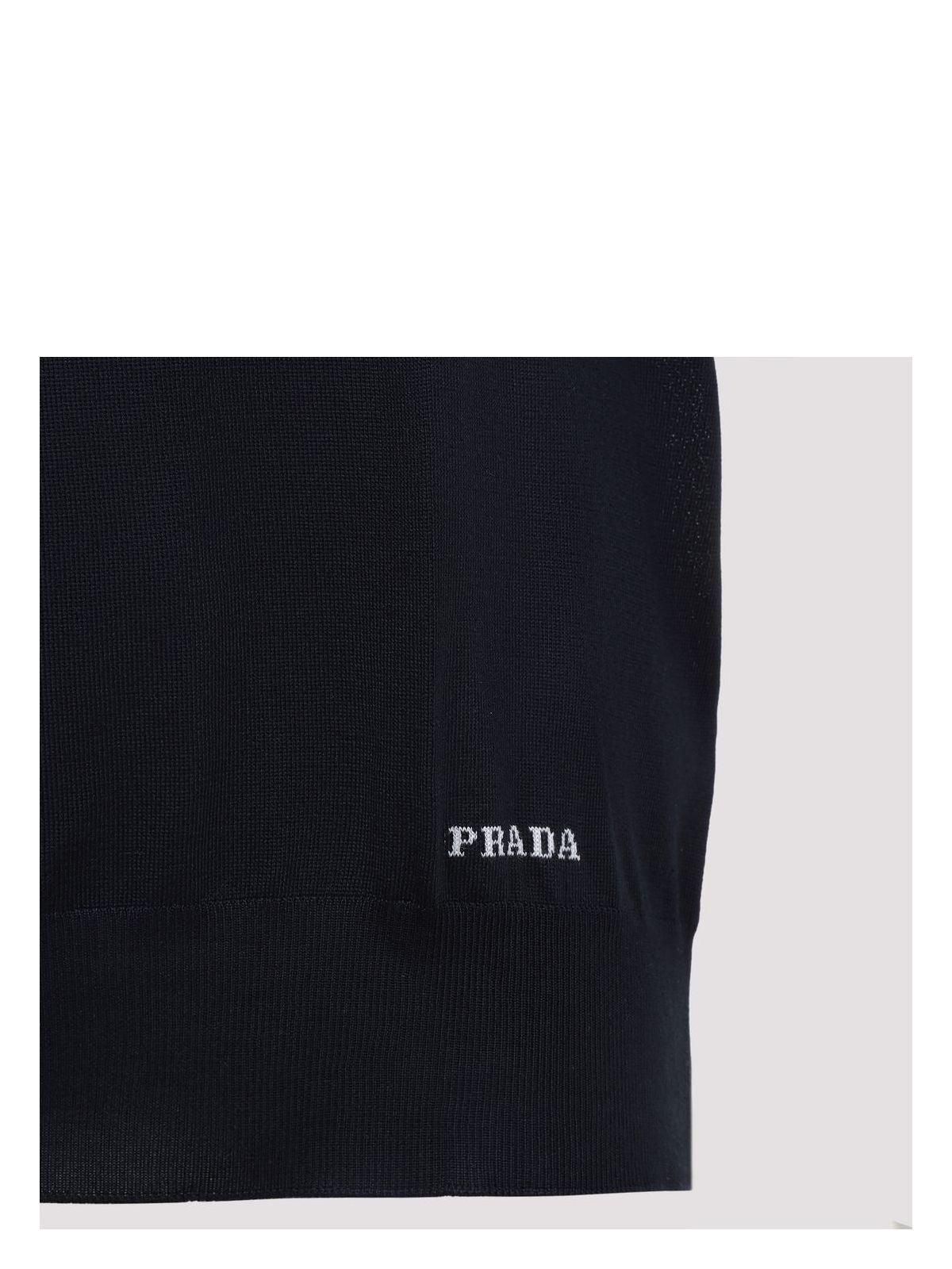 Tシャツ・カットソー PRADA FW25 Prada Silk Polo (UMB925SOOO 16AI F0008) PRADA FW25 Prada Silk Polo (UMB925SOOO 16AI F0008) (PRADA/T