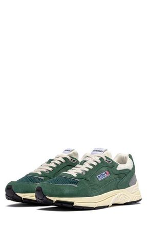 Autry Hyperway Low Sneaker in Malachite/Silver at Nordstrom, Size 12Us