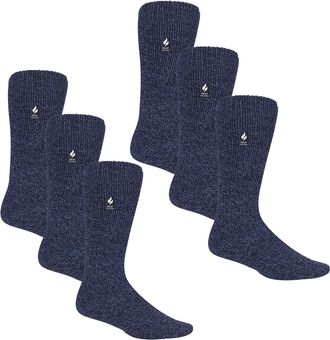 Heat Holders 6 Paar Heren Originele Dikke Winter Thermosokken voor Koude Weer