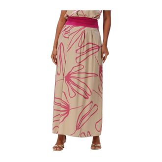 JapanTKY Japan Tky, Rokken, Dames, Beige, L, Dames Rokken Kana Dessin