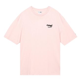 Puma Mens Club Oversize SS Tee Sports Pink 533104-36