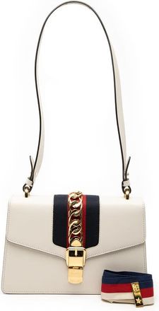 Gucci Pre-owned Gucci Small Leather Sylvie Web Satchel Ladies A1INFGC87MXGZYDR