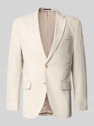 Christian Berg Sakko aus Viskose-Mix mit Pattentaschen in Beige, Gr&ouml;&szlig;e 102