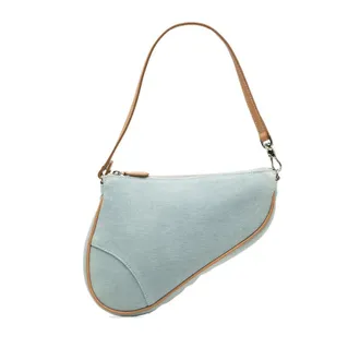 Dior Pre-owned Dior Mini Denim Saddle Pochette Ladies FA92Q9QC9Z0GJ8BD