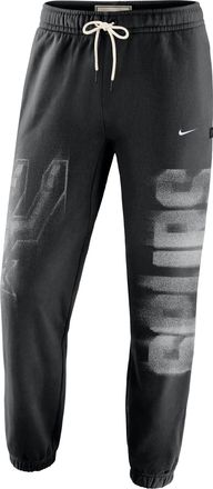 Nike Mens San Antonio Spurs Standard Issue Therma-FIT Fleece Basketball Pants in Black | IQ1544-010