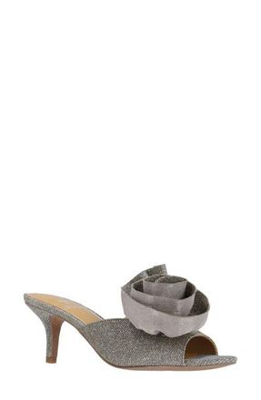 J. Rene&eacute; Briston Slide Sandal in Pewter at Nordstrom, Size 10.5