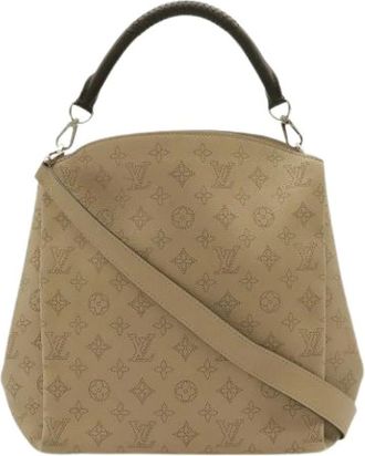 Louis Vuitton Pre-owned Mahina Borsa a Spalla - - Pre-owned - Donna - Beige - ONE SIZE