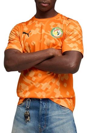 Puma x FSF x Salehe Bembury Jersey in Vermillion/Orange Glo at Nordstrom, Size Xx-Large