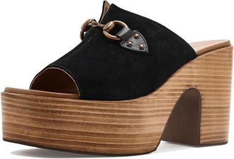 Seychelles Take The Lead Womens Dress Sandals Black : 9.5 M, Suede