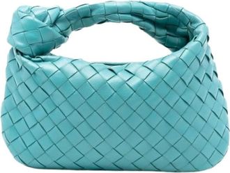 Bottega Veneta Pre-owned Handbags, female, Blue, Size: ONE SIZE Pre-owned Jodie Handbag
