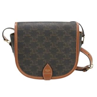 Celine Pre-owned Cross Body Bags, female, Brown, Size: ONE SIZE Pre-owned Vintage Shoulder Bag