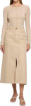 Kivari Quinn Knit Top In Taupe