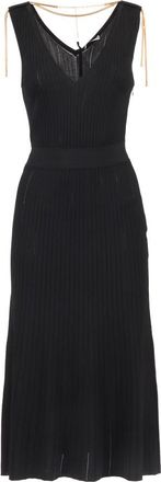Elisabetta Franchi Abito di Maglia - Dames - Casual kleedjes - Zwart - L - Kleedjes
