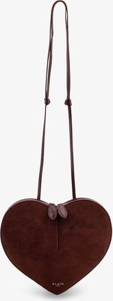 Alaia Borsa a tracolla Le Coeur in suede - ALAIA - gender_Woman