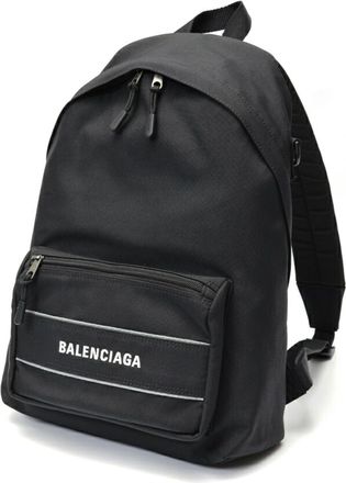 Balenciaga Black Nylon Backpack (Pre-Owned)
