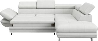 Cotta Ecksofa »Enterprise L-Form« mit Arm- & Kopfteilverstellung, wahlweise mit Bettfunktion