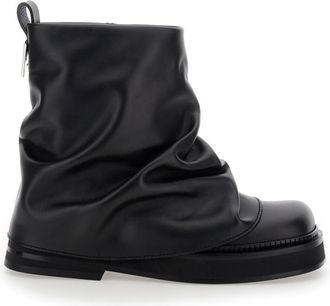 The Attico Black Ankle Boots