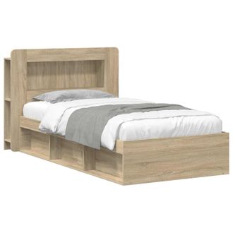 vidaXL Telaio Del Letto Con Storage Rovere Sonoma 80 X 200 Cm Vidaxl