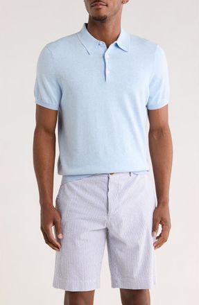 Brooks Brothers Cotton Jersey Polo in Light Blue Heather at Nordstrom Rack, Size Xx-Large