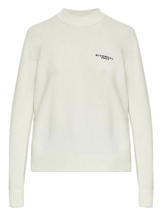 Givenchy logo sweater - White