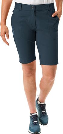 Vaude Trekkingshorts VAUDE WOMENS FARLEY STRETCH SHORTS II, Damen, Gr. 34, N-Gr, schwarz sea, Obermaterial: 89% Polyamid, 11% Elasthan, Hosen Trekkingshorts