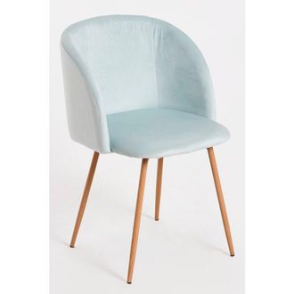Regalos Miguel Packs Sillas Comedor - Pack 4 Sillas Velt Terciopelo - Azul Claro