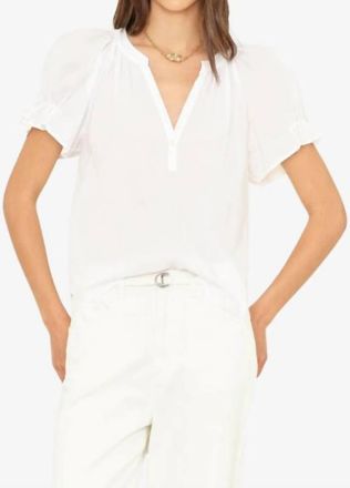 Xirena Astryde V-Neck Top In White