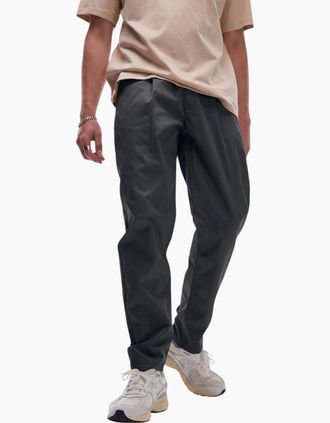 Topman Mens Topman Mens Chino Pant Cotton Trouser - Black - Size: W34 l32