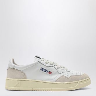 Autry Medalist Low white leather and suede sneaker