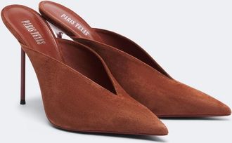 PARIS TEXAS Lidia suede mules