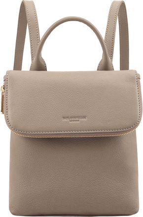 Paul Costelloe Womens Nanay Brown Leather Backpack Bag - One Size